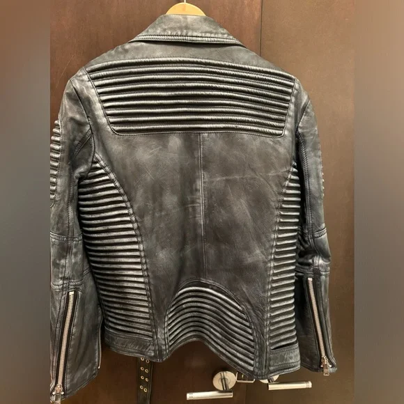 Leather Jacket - Biker Ribbles - Picture 10 of 14